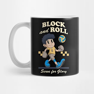 Funny Volley Ball Boy Mug